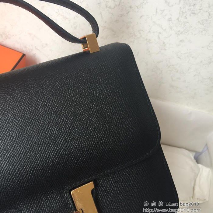 HERMES愛馬仕 Constance 克色 馬卡龍 金銀扣 原廠Epsom皮 原版五金 蜜蠟線縫製 單肩斜挎包  Ama1265